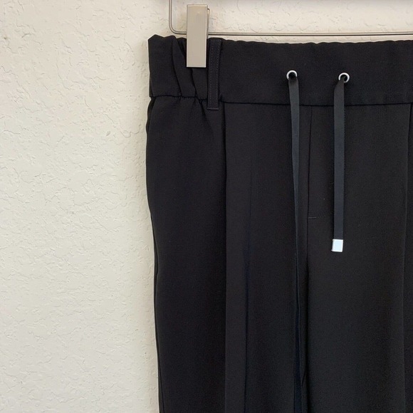 ATM Anthony Thomas Melillo Womens XS Pants Micro Twill Pull On Solid Black $295 - Picture 7 of 9
